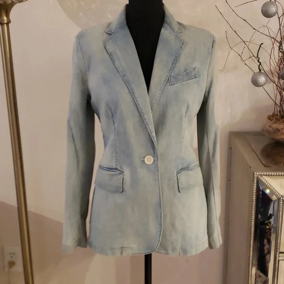 Lauren Ralph Lauren jean jacket size 4p NWT - Picture 1 of 6